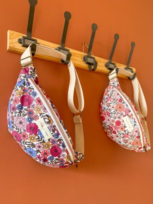 Sacs banane adulte Fleurs Printanières - Rose clair