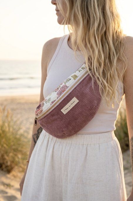 Sacs banane adulte lilas et floral