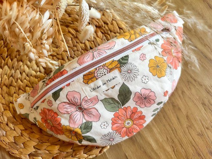 Sacs banane adulte Floral en coton